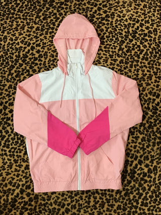 Pink windbreaker