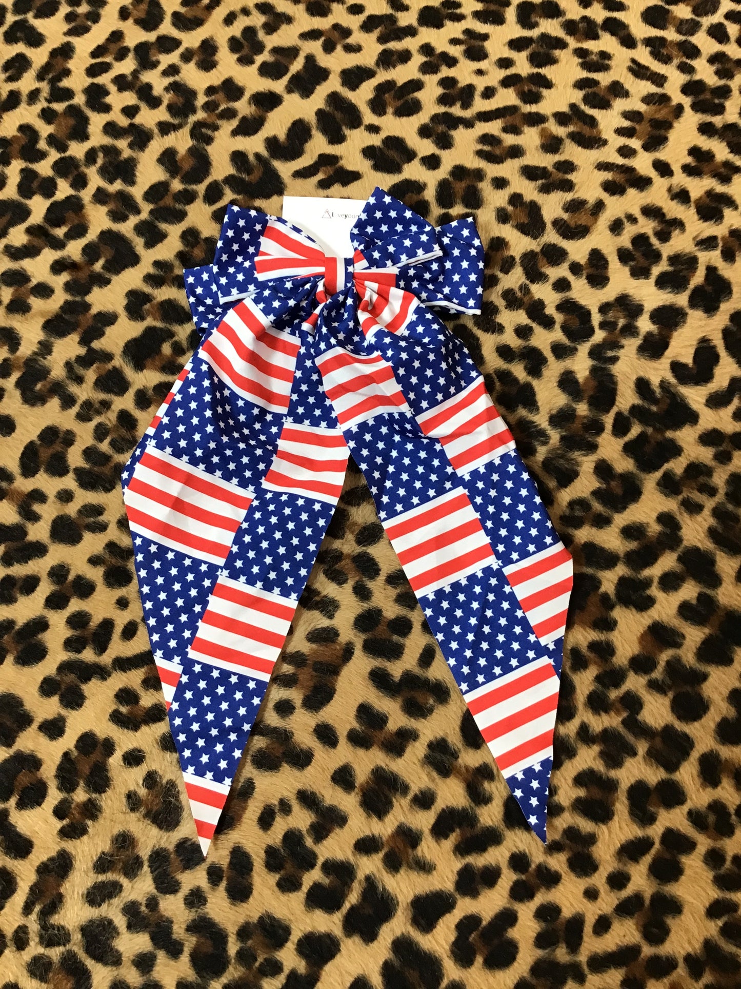 American flag bow
