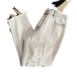 Whitewashed Distressed Jeans