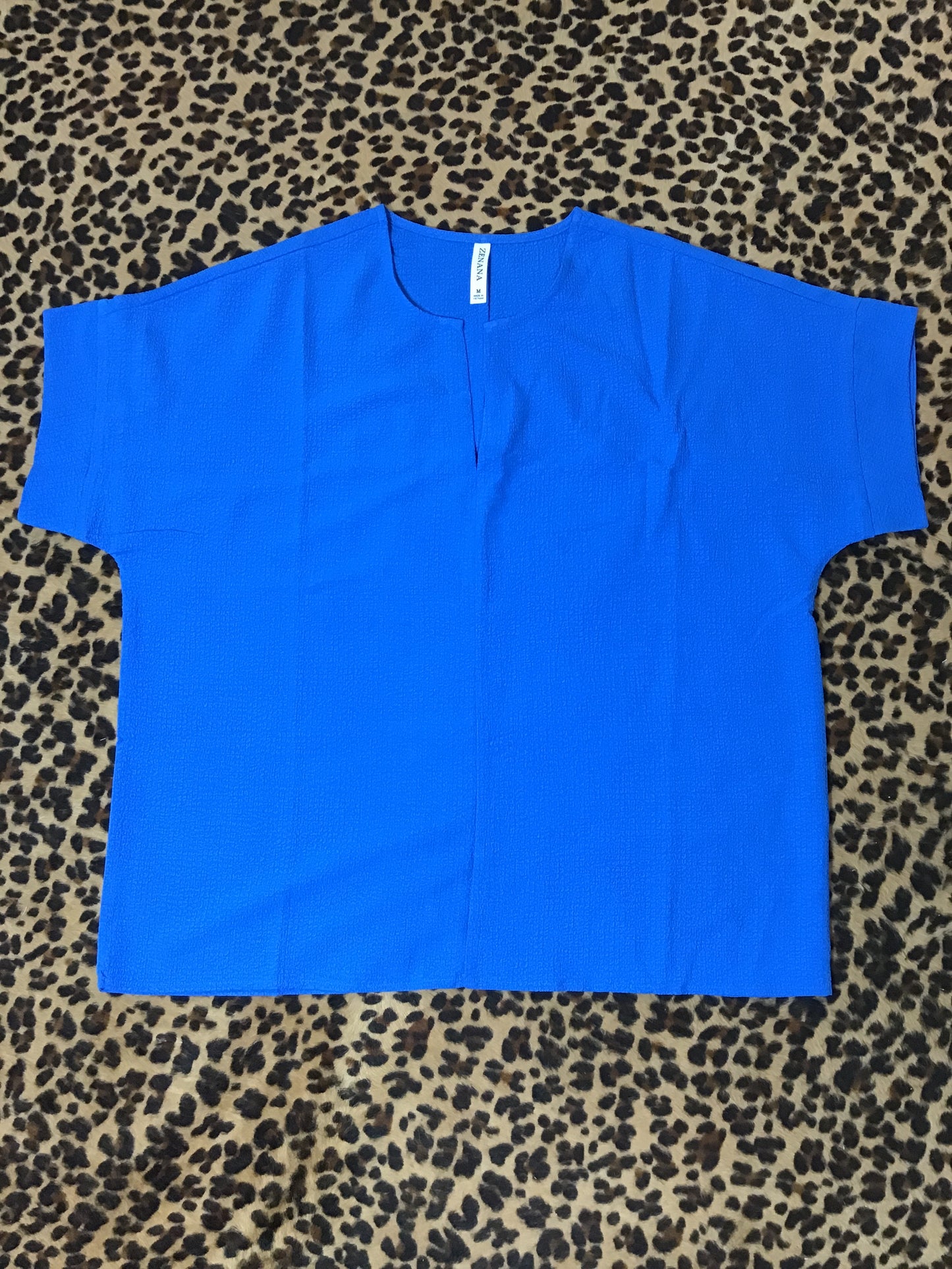 Royal blue dress shirt