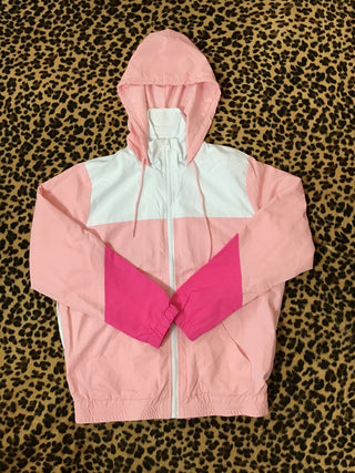 Pink windbreaker