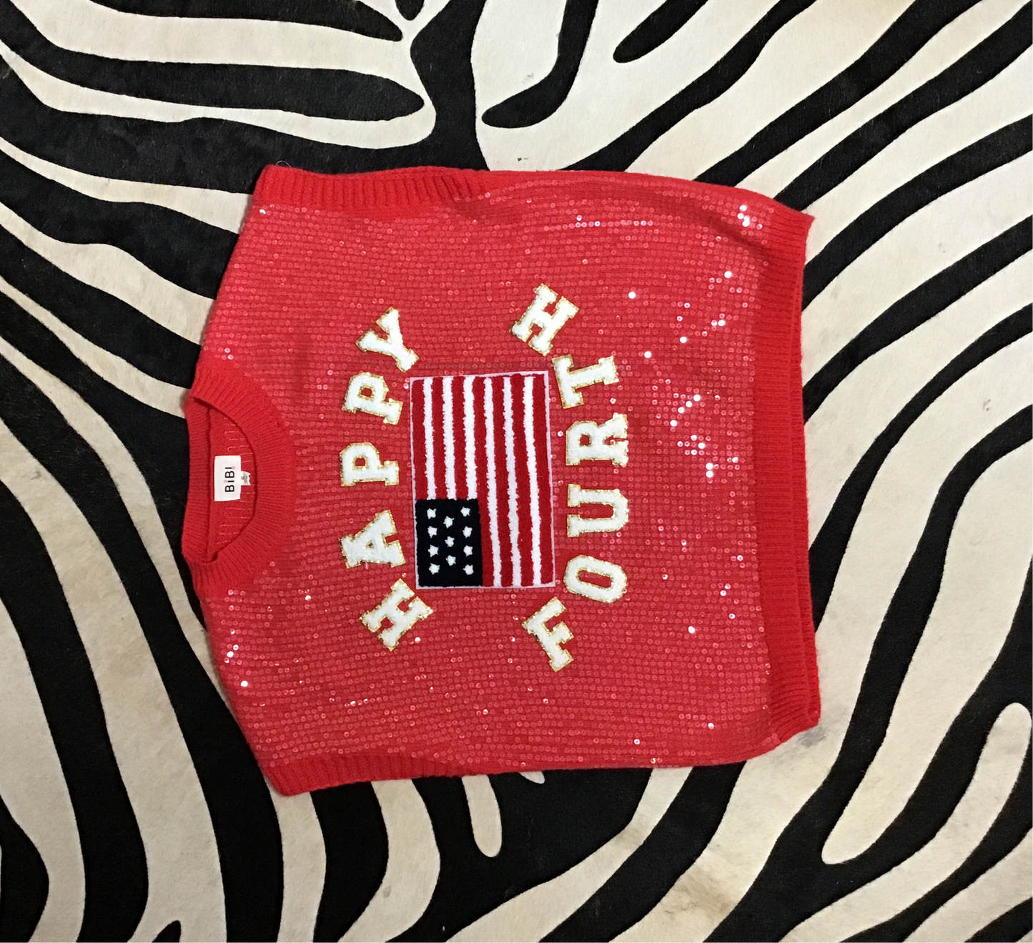 Red White and Sequin