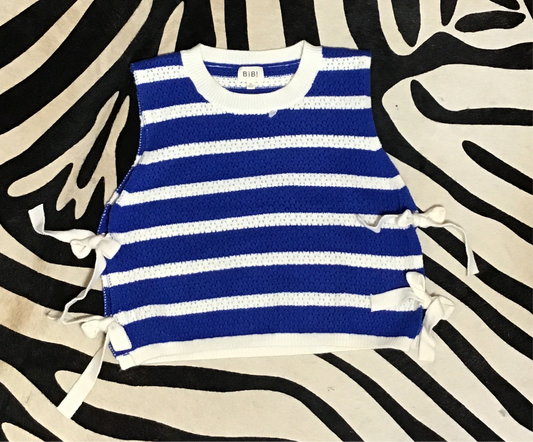 Blue Knit Sweater