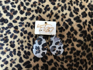 Leopard earrings
