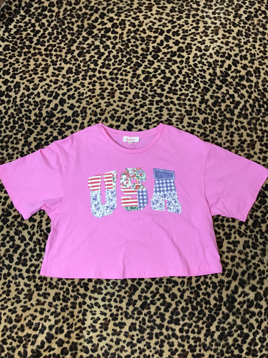 Pink USA flower crop