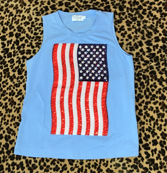 Flag tank top
