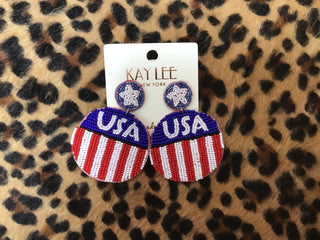 USA earrings