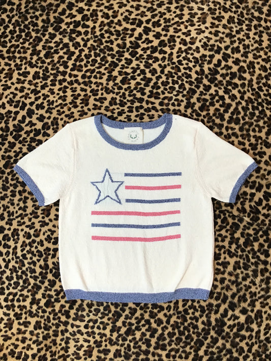 Crème flag top