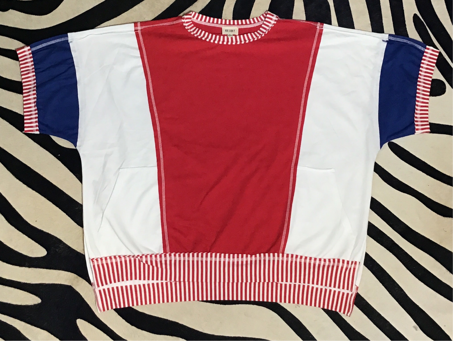 USA flag oversized t-shirt