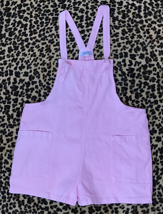 Pink Jean romper