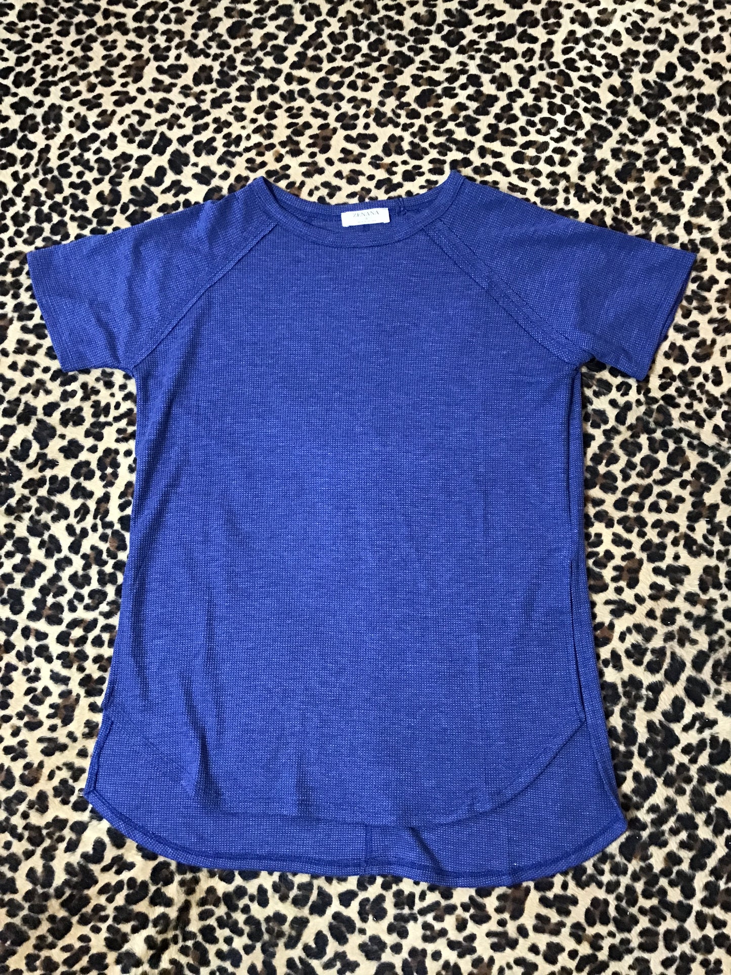 Navy Flowy shirt