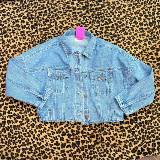 Billy Jean Crop Denim Jacket