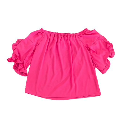 Ruffle off the Shoulder Blouse