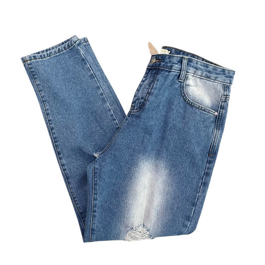 Distressed Denim Jeans