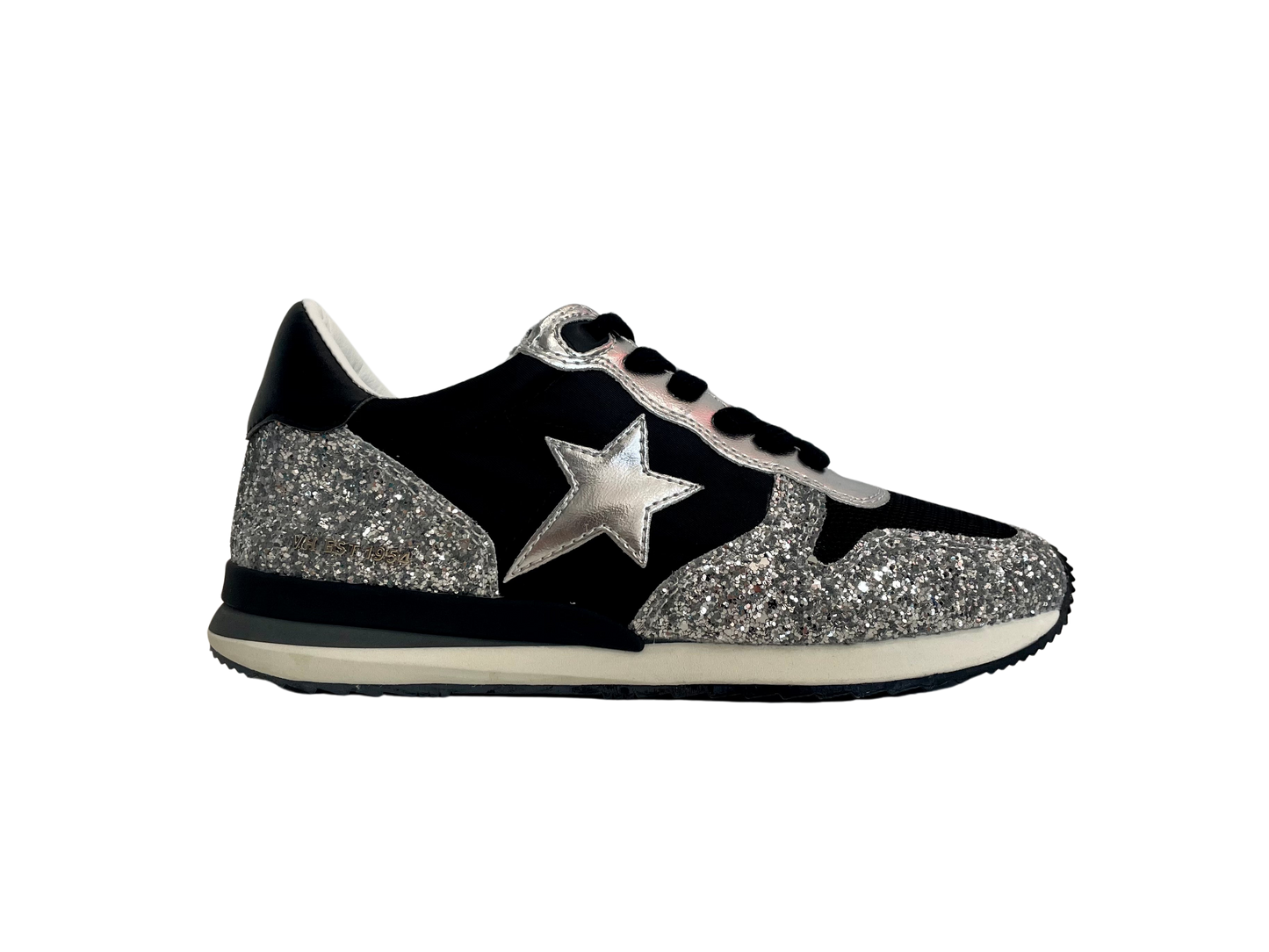 Black/Silver Glitter Havanas